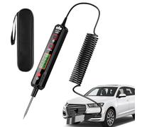 Lámpara de prueba automotriz - Probador eléctrico automotriz 736V | Sonda de prueba de voltaje con pantalla LCD, detector de circuito de vehículo multifuncional para batería de coche, fusible