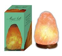 Lámpara de Sal del Himalaya de 1,5-2 kg con regulador de intensidad y bombilla LED - Magic Salt® Lighting For Your Soul