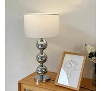 Lámpara de sobremesa Cristal (40 W, L x An x Al: 33 x 33 x 61 cm, Blanco, E27)