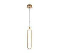 Lampara de techo aluminio color dorado serie 0cm