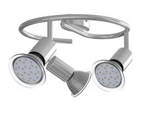 Lámpara de techo Amaryllis metal 3 focos 360° circular