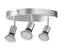 Lámpara de techo Amaryllis metal 3 focos 360° redonda