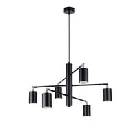 Lámpara de techo Candelabro Lemmi 6 negro