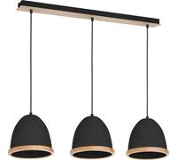 Lámpara de techo colgante, 3 bombillas de 60W, casquillo E27, modelo STUDIO MLP8853, marca Milagro