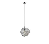 Lampara de techo cristal color cromo serie 27cm