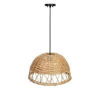 Lámpara de techo de mimbre d40x23h cm