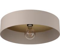 Lámpara de techo Eglo Leuchten, modelo LB25 Duaia, con estructura de color gris claro, casquillo E27