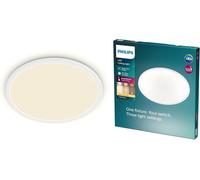 Lámpara de techo empotrada funcional Philips, diseño ultrafino, 36 W, LED, 3600 lúmenes, IP20, color blanco