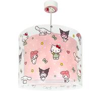 Lámpara de techo infantil Hello Kitty & Friends, Kuromi, My Melody y Cinnamoroll Pink