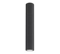 Sollux Lighting Lámpara de techo Karbon SL.1571 1x10W GU10 Aluminio 1 pantalla Negro
