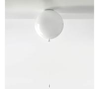 Lámpara de Techo Lámpara de techo de globo colorido para dormitorio Habitación para niños Decoración de hogar Luminarias E27 Acrílico Luz de techo. Luz de Techo ( Body Color : White , Size : 25cm )