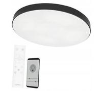 Lámpara de techo LED BOSTON, 2x48W, modelo D60RC, color negro