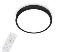 Lámpara de techo LED Briloner Runa, diámetro 38 cm, estructura de metal negro, RGBW