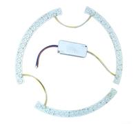 Lámpara de techo LED con tiras de 26 cm, 72 W, regulable | Material acrílico, duradero, resistente a los arañazos, diseño moderno, longitud de arco precisa de 26 cm