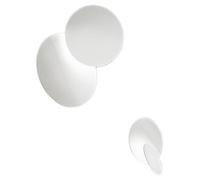 Lámpara de techo LED "Drum" de metal en color blanco mate, 43W, marca Perenz