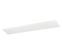 Lámpara de techo LED EGLO Bottazzo, lámpara de techo con interruptor DIP, panel, retroiluminación, lámpara de oficina de metal y plástico, 100x25 cm