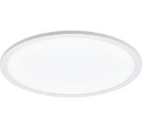 Eglo connect lámpara led de techo de panel SARSINA-C, Smart Home | material aluminio, plástico, color blanco, Ø 45 cm, incl mando a distancia, regulable, tonos blancos y colores ajustables