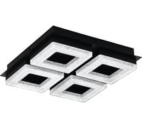 Eglo LED lámpara de techo Fradelo 1, lámpara de techo de 4 llamas, lámpara