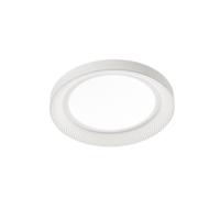 Lámpara De Techo Led Hive En Metal Blanco Mate 40w Perenz Ø50cm