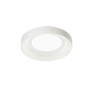 Lámpara de techo LED HIVE, fabricada en metal blanco mate, 30W, diámetro 35 cm