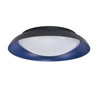 Lámpara de techo LED LEDVANCE Orbis Plate, color -azul, 35W, 1700 lúmenes, 3000K, 430mm, luz blanca cálida agradable, regulable en 3 niveles mediante un interruptor, protección IP20, tornillos y tacos