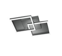 Lámpara De Techo Led Moderna Bard 39w Antracita 3394-29-282 Fabas Luce