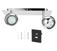 Lámpara de techo LED MR16, apliques de pared, lámpara de espejo para cocina y baño, luz blanca cálida