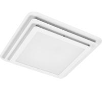 Plafón led cuadrada blanco 1750 lm blanco cálido ip20