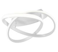 Lámpara de techo LED "Reality Course", 18W, diámetro 45 cm, regulable, color blanco mate, tono neutro