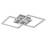 Reality, Plafón, Venida incl. 1 x LED,SMD,25,0 Watt,3000K,3000 Lm. Cuerpo: Metal, Titán A:57,5cm, L:35,0cm, A:7,5cm Regulable mediante interruptor