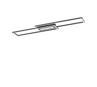 Lámpara De Techo LED Salón Metal Negro 95CM 3000K Deckenleuchte Regulable