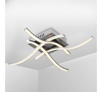 Lámpara de techo LED Tigull 4 focos 15W 46x46x10cm