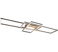 Trio-Leuchten Plafón Irvine LED 60W 3000–6500K 7100 lm Antracita con mando y color variable