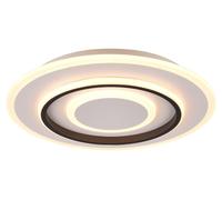 Plafón LED redondo Jora (46 W, Ø x Al: 41 x 6 cm, Blanco, Blanco cálido)