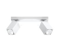 Sollux Lighting Merida lámpara de techo 2x40 W blanco SL.0096