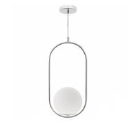 Lampara de techo metal color cromo serie aimee 20cm