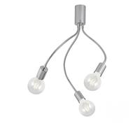 Lampara de techo metal color cromo serie melisa 86cm