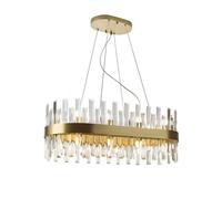 Lampara de techo metal color dorado serie grace 80cm