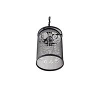 Lampara de techo metal color negro serie davy 18cm