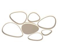 Lucide lámpara LED de techo Samling, longitud 90 cm, color topo, metal EC:EPREL:2232962