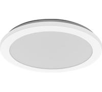 Lámpara de techo o de pared OSRAM OR on LED, 22W, 1800 lúmenes, 3000/4000K, con ajuste de temperatura de color (CCT) mediante interruptor de pared, diámetro de 30 cm, protección IP44 para baños, t