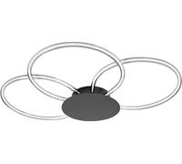 Plafón led de techo irregular 61.5 cm blanco aura osram color luz cálida 3000k 2200 lm