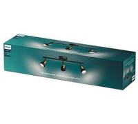 Lámpara de techo/pared Philips Conduit, 3 unidades, foco empotrable en carril, GU10, para 3 bombillas, LED, 220-240 V, color