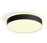 Philips Hue Lámpara de techo Enrave L White Ambiance LED, luz blanca cálida a fría, negra
