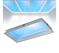 Lámpara De Techo Smart Blue Sky, Claraboya Artificial De 72 W, Lámpara LED Regulable Con Mando a Distancia De 3000 K a 6000 K, Simula Los Ritmos De La Luz Diurna Con Efecto De Luz Solar Natural