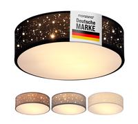 Lámpara de techo Tela Negra Ø30cm Starry Sky