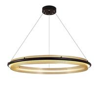 Lámpara de Techo Tipo araña Moderna con Forma de Anillo, lámpara Colgante Lineal LED, luminaria para Mesa de Comedor, lámparas Colgantes de Metal para Sala de Estar, Dormitorio, Restaurante,