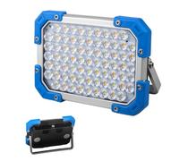 Lámpara de trabajo LED recargable | Proyector portátil impermeable de 7 modos, lámpara LED de 3600 mAh con soporte plegable - para el hogar garaje taller al aire libre