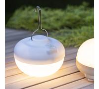 lámpara decorativa LED Newgarden Cherry beige/blanca