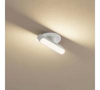 Lámpara empotrable LED Eldrin de Lindby, blanca, barra de luz, 13,1 cm